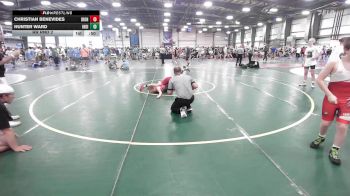 100 lbs Rr Rnd 2 - Christian Benevides, Iron Faith Wrestling vs Hunter Ward, Indiana Outlaws Maroon