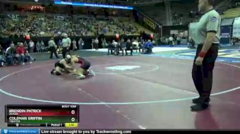 152 lbs Champ. Round 1 - Brendin Patrick, Butler vs Coleman Griffin, Trenton