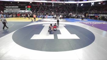 I-132 lbs Champ. Round 2 - Cullen Edwards, St. Francis vs Matthew Peterson, Islip