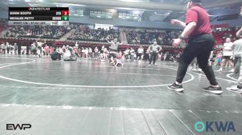 52 lbs Consi Of 8 #1 - Aspen Shelton, Team Tulsa Wrestling Club vs Boston Barton, Owasso Takedown Club