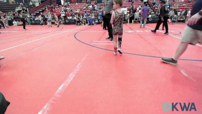 55 lbs Quarterfinal - Hayes Wheaton, Team Guthrie Wrestling vs Maisyn Malone, Bartlesville Wrestling Club