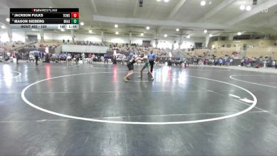 130 lbs Cons. Round 3 - Jackson Fulks, Sumner Co Wrestling Club vs Mason Sieberg, Williamson Co Wrestling Club