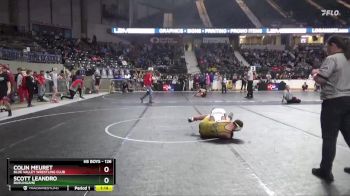 126 lbs Champ. Round 1 - Scott Leandro, Burlingame vs Colin Meuret, Blue Valley Wrestling Club