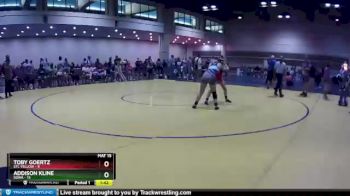 132 lbs Round 5 (10 Team) - Addison Kline, SOWA vs Toby Goertz, STL Yellow