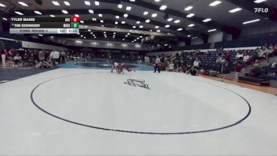 197 lbs Cons. Round 3 - Tim Eddinger, Messiah vs Tyler Mains, Arcadia