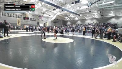 122 lbs Champ. Round 2 - Cooper Carling, Sierra Sabers vs Jameson O`Brien, The Club