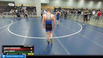 145 lbs Cons. Round 4 - Logan Henningson, MN vs Ryan Lobato, TX