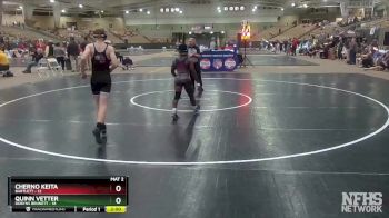 113 lbs Semis & 1st Wb (8 Team) - Quinn Vetter, Dobyns Bennett vs Cherno Keita, Bartlett