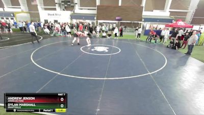 190 lbs Cons. Round 4 - Dylan Marshall, Grantsville vs Andrew Jenson, American Fork