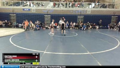 85 lbs Round 3 - Payton King, 208 Badgers vs Kaidin Grooms, North Country Wrestling Club