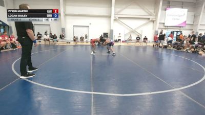 113 lbs Zy'ion Martin, Kansas vs Logan Bailey, Connecticut