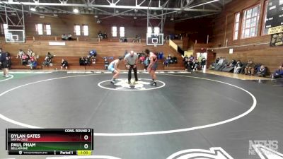 150 lbs Cons. Round 2 - Paul Pham, Bellarmine vs Dylan Gates, Santa Cruz