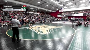 285 lbs Cons. Round 4 - Dean Tahsler, Napa vs Homan Sadiq, Castro Valley