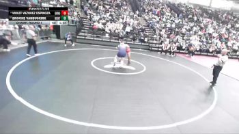 5A 235 lbs Champ. Round 1 - Brooke VanBuskirk, Hunter vs Violet Vazquez Espinoza, Granger