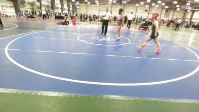 100 lbs Consi Of 16 #1 - Meagan Thomas, IN vs Ella Paris, NH