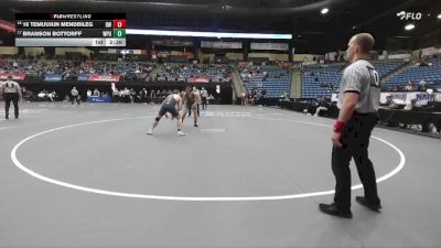 184 lbs Champ. Round 1 - Branson Bottorff, William Penn vs 16 Temuujijn Mendbileg, Dakota Wesleyan