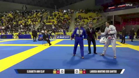 Larissa Martins Dos Santos vs Elisabeth Ann Clay 2026 World Jiu-Jitsu IBJJF Championship