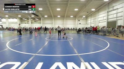 48 lbs Quarterfinal - Connor Meehan, Doughboys WC vs Jacob Ouellette, Maine Trappers WC