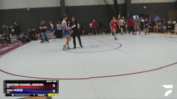 132 lbs Cons. Round 2 - Brayden Rangel-Giesking, OR vs Max Morse, WA