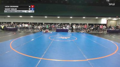 132 lbs Consi Of 32 #2 - Lucia Crossken, PA vs Maddy Keeler, NY