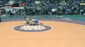 3 - 113 lbs Cons. Semi - Justin Savage, Warren County vs Carter Roy, New Kent