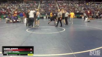 2A 220 lbs Cons. Round 1 - Gabriel Roberts, Roanoke Rapids vs Matthew Cranfill, Bandys