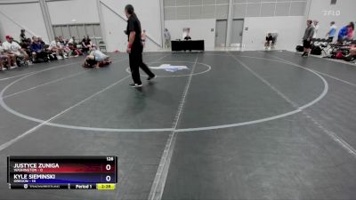 126 lbs 4th Wrestleback (16 Team) - Justyce Zuniga, Washington vs Kyle Sieminski, Oregon