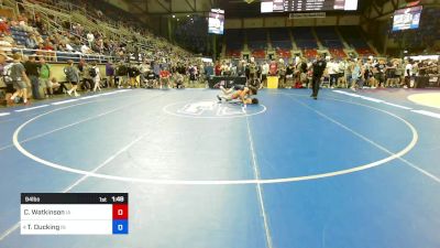 94 lbs Rnd Of 16 - Chase Watkinson, IA vs Traevon Ducking, IN