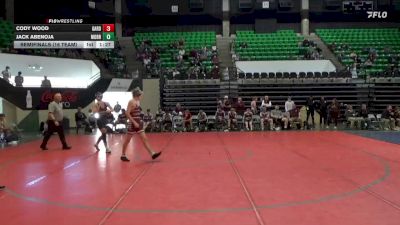 159 lbs Semifinals (16 Team) - Cody Wood, Gardendale Hs vs Jack Abenoja, Mountain Brook