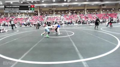 100 lbs Semifinal - Jordan Williams, Black Fox vs Collin Johnson, Winfield