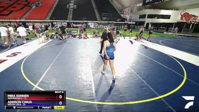 150 lbs Champ Round 1 (16 Team) - Mira Sonnen, Washington 2 vs ADDISON CANJA, Nevada GOLD