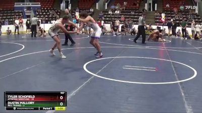 167 lbs Round 1 (4 Team) - Dustin Mallory, Bell Trained vs Tyler Schofield, Attrition Wrestling