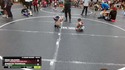 40/45 Cons. Round 3 - Issac Salgado, Mighty Warriors Wrestling Acad vs Emerson Thompson, Full Circle