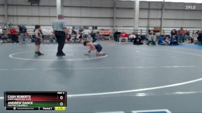 54 lbs Round 5 - Cash Roberts, Hawk Wrestling Club vs Andrew Dance, Fighting Squirrels