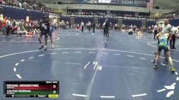 85 lbs Quarterfinal - Colton Riordan, Dynamic vs Michael Wengrzynek, Benton