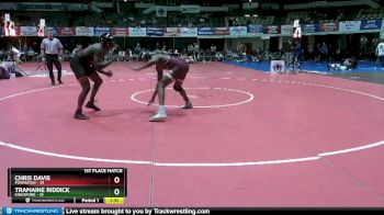 190 lbs Finals (8 Team) - Tramaine Riddick, Kingsfork vs Chris Davis, Powhatan