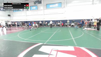 C-120 lbs Round Of 32 - Sam Dickey, OH vs Tate Niceler, WV