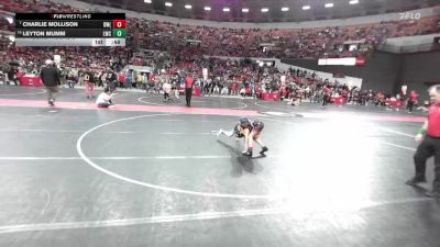 65 lbs Cons. Round 3 - Leyton Mumm, Lancaster Wrestling Club vs Charlie Mollison, Demons WC (Burlington)