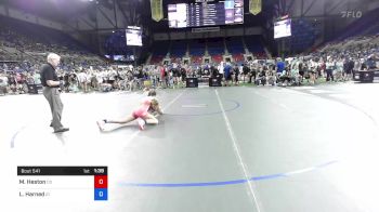 132 lbs Cons 32 #1 - Makena Heston, Colorado vs Lochlynn Harned, Idaho