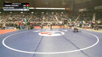 3A-126 lbs Champ. Round 1 - Russell Goolsbey, Powell vs Rylee O`Brien, Mountain View