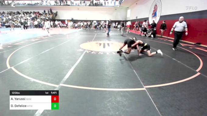 120 lbs Consi Of 16 #2 - Aidan Yarussi, North Hunterdon vs D'Mario ...