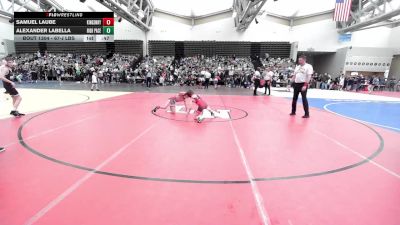 67-J lbs Consi Of 8 #2 - Samuel Laube, Kingsway K-6 vs Alexander LaBella, High Pace Wrestling Club