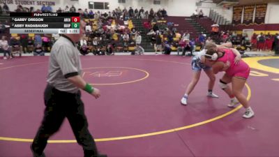 235 lbs Semifinal - Gabby Oregon, Archbold High School vs Abby Radabaugh, Buckhannon-Upshur