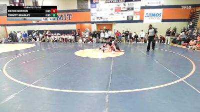 130 lbs Semis (4 Team) - Trinity Beasley, Blackman Middle School vs Eston Bunton, Page Middle School