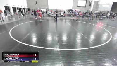 108 lbs Quarterfinal - Beau Weinkauf, B.A.M. Training Center vs Landon Kleine, Valley Elite Wrestling Club