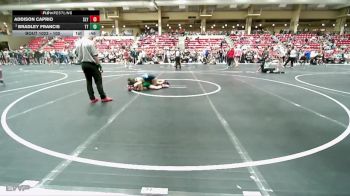 45 lbs Round 1 - Bradley Francis, Team Tulsa vs Addison Caprio, SlyFox