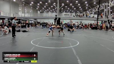 80 lbs Placement (4 Team) - Landon Spickler, Junior Terps Express vs Zave Ramos, Team Boogie Men