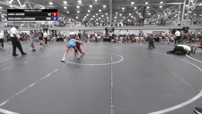 110 lbs Round 1 (6 Team) - Jada Agurs, Team Diamond Fish vs Guilianna Latshaw, PA West Yellow