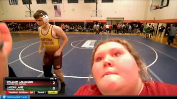 182 lbs Champ. Round 1 - Jaxon Lane, Lombard (MONTINI) vs William Jacobson, Chicago (MT. CARMEL)