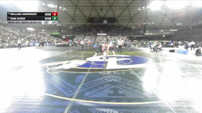 Boys 1B/2B 150 Cons. Round 2 - William Anderson, Raymond/South Bend vs Sam Jager, Republic-Curlew